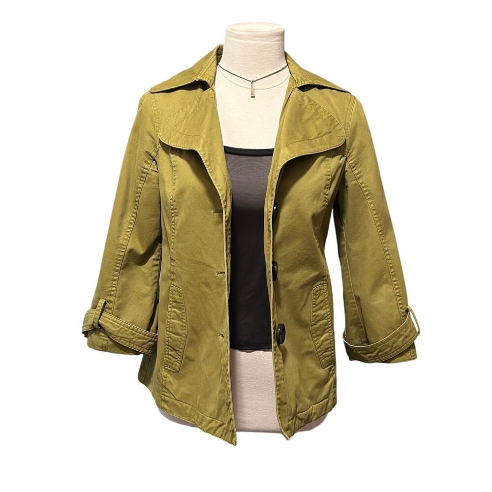 Merona Chartreuse Green Jacket Size S